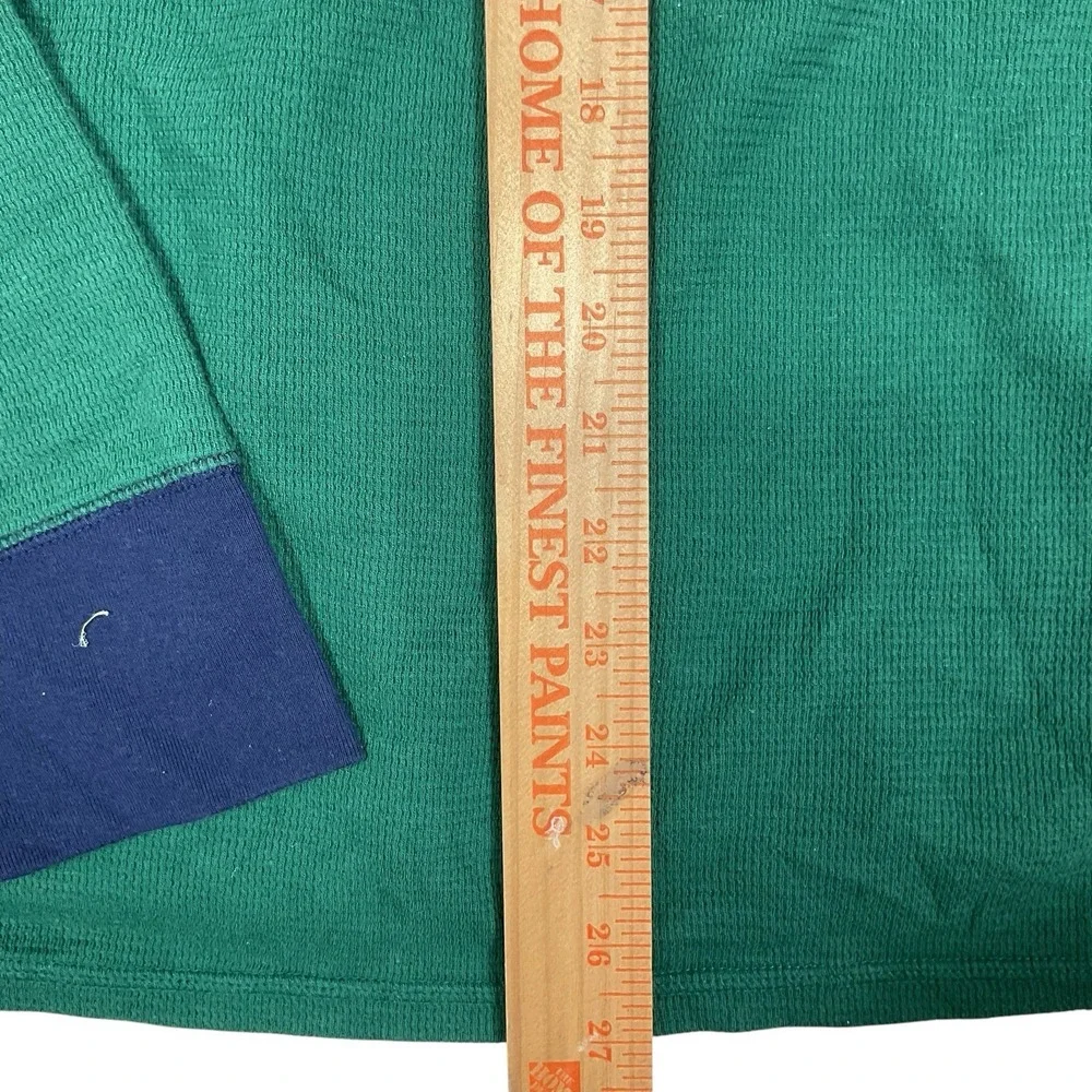 Polo Ralph Lauren Waffle Knit‎ Thermal Mens Green  Long Sleeve Shirt